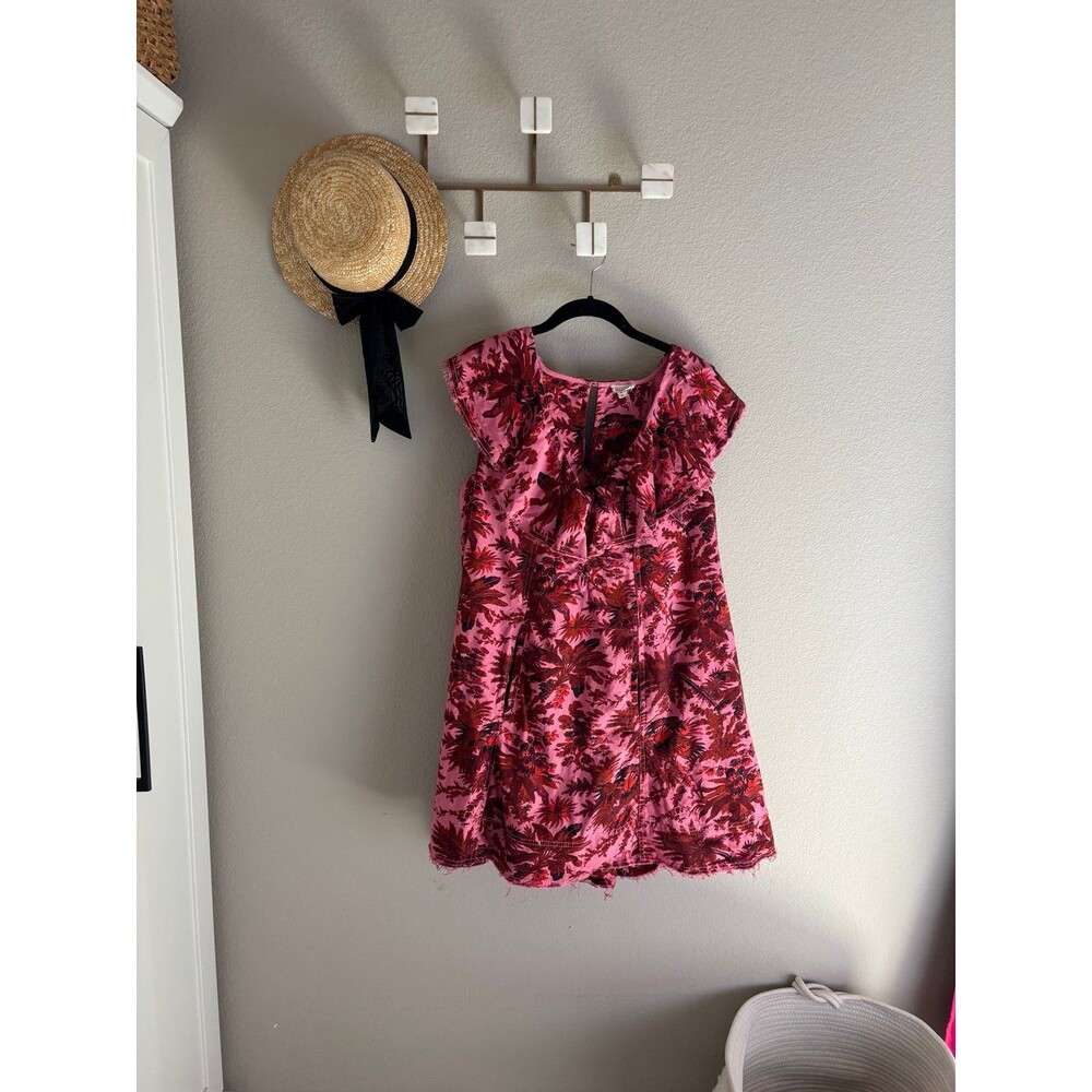Anthropologie Women's Pilcro Pink Floral Multi Dress XL